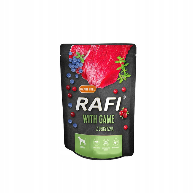 RAFI Karma mokra dla psa Dolina Noteci Dziczyzna 300g