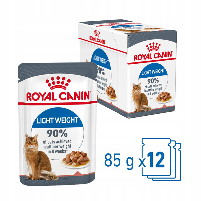 ROYAL CANIN Light Weight Gravy karma mokra w sosie dla kota 24 x 85g