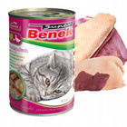 BENEK Chunks Karma mokra dla kota Kaczka 12 x 415g
