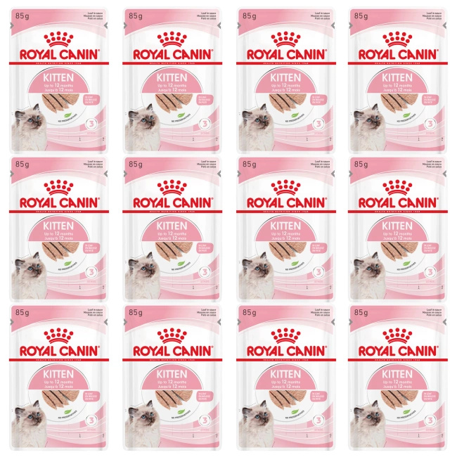 ROYAL CANIN Kitten Instinctive karma mokra pasztet dla kociąt 12 x 85 g