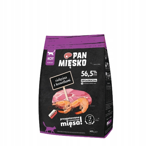 Pan Mięsko karma dla kota sucha 10 x 400g Mix