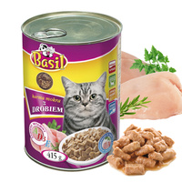 BASIL Karma mokra dla kota Drób 415g