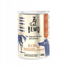 BEMO karma mokra dla psa KOŃ BY SIEMIĘ UŚMIAŁ Konina 12 x 400g monobiałkowa