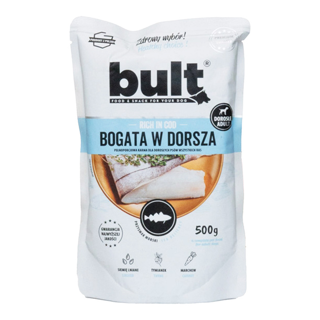 BULT Karma mokra dla psa Dorsz 500g