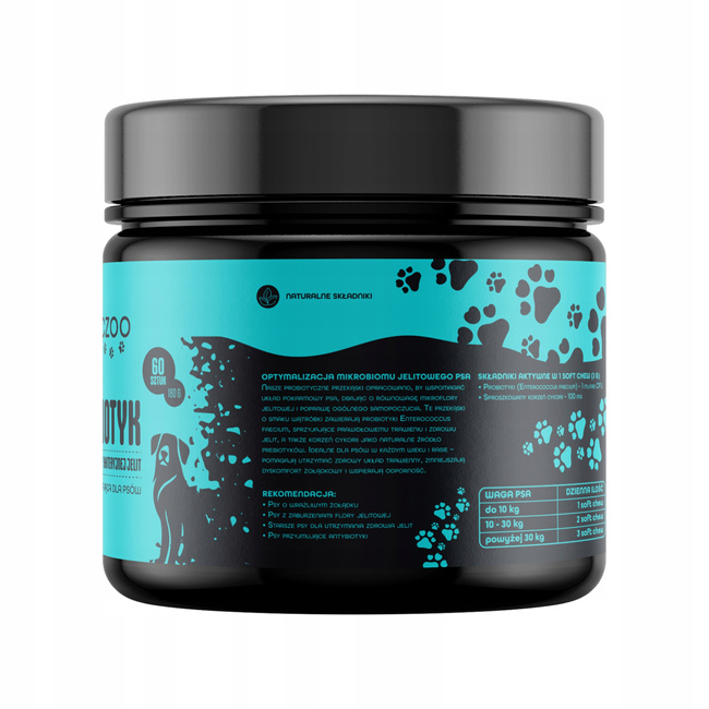Suplement Probiotyk dla psa Gaczoo 60 szt 180g zdrowy przysmak