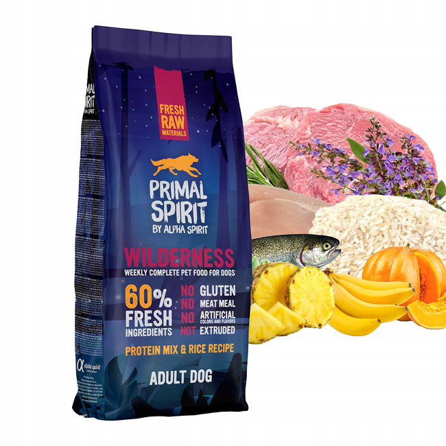 PRIMAL SPIRIT WILDERNESS Karma Sucha dla psa 12kg