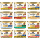 PURINA Gourmet Gold karma mokra dla kota mix smaków 12 x 85g