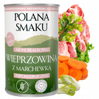 Mokra karma monobiałkowa dla psa Polana Smaku Wieprzowina marchew 400g