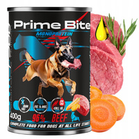 GAME DOG Prime Bite Monoprotein mokra karma dla psa wołowina 400g