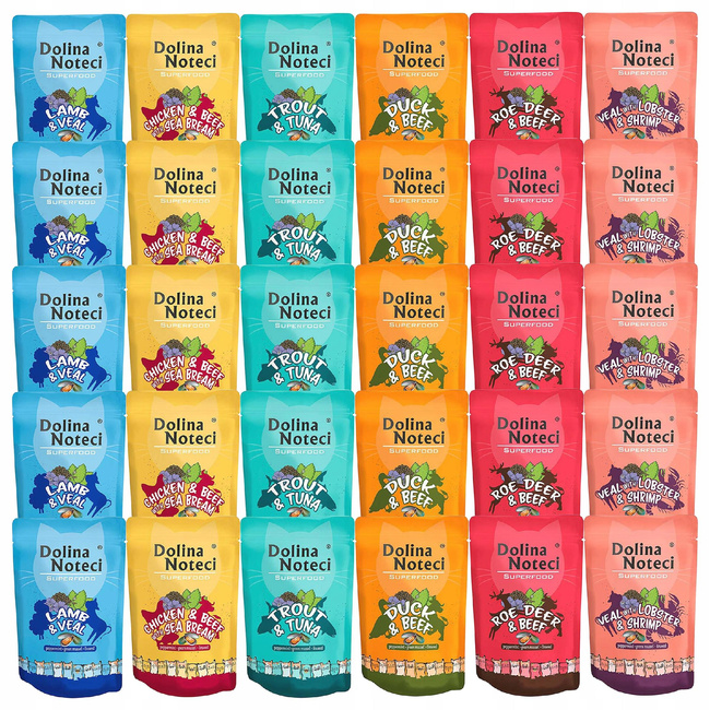 Dolina Noteci Superfood 30 x 85g mix karma mokra dla kota