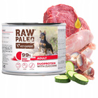 RAW PALEO Duoprotein Wołowina Królik karma dla psa mokra 12 x 200g bez zbóż