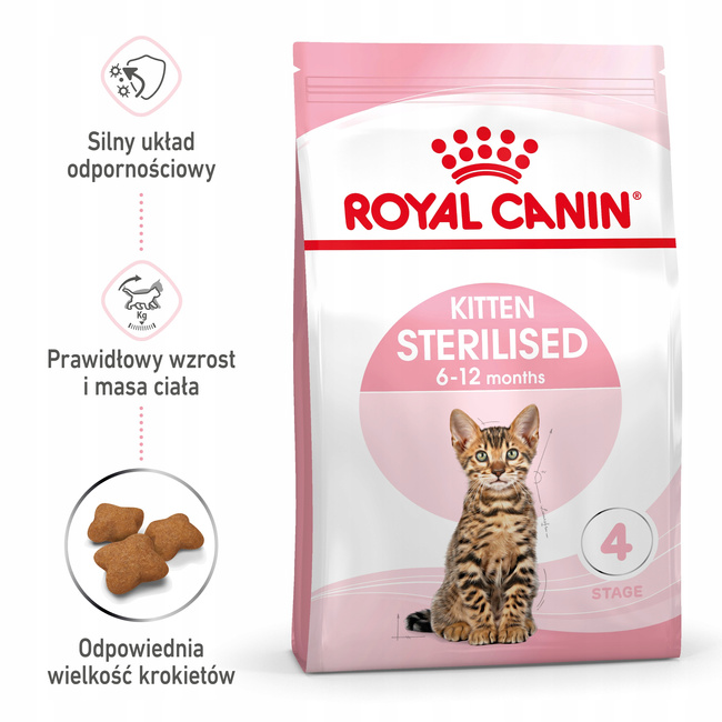 ROYAL CANIN Kitten Sterilised karma sucha dla kociąt sterylizowanych 3,5 kg
