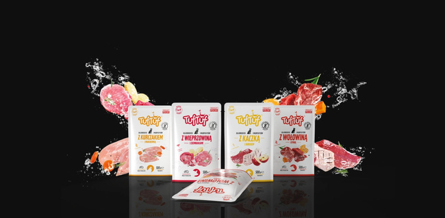 TUF TUF Saszetka Karma mokra dla psa Kurczak Marchewka 10 x 300g