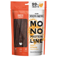 WIEJSKA ZAGRODA MONOPROTEIN Indyk paski przysmak smakołyk dla psa 100g