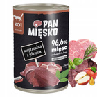 Pan Mięsko karma dla kota mokra 12 x 400g Wieprzowina Jeleń