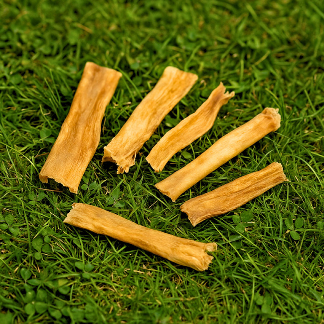 Przysmak dla psa Skóra z konia bez włosa 300g GACZOO naturalny gryzak