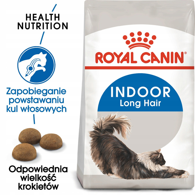 ROYAL CANIN Indoor Long Hair karma sucha dla kotów dorosłych 0,4 kg
