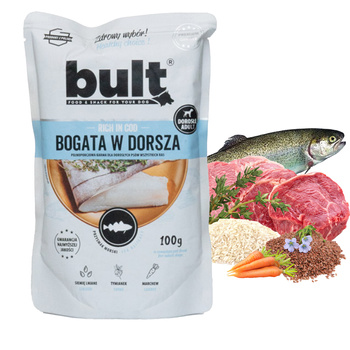 BULT Karma mokra dla psa Dorsz 100g