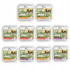 Raw Paleo Mini PATE Karma mokra dla psa mix smaków 10 x 150g Bezzbożowa