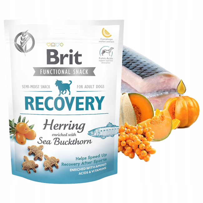 BRIT CARE FUNCTIONAL SNACK przysmak psa Recovery Herring&Sea Buckthorn 150g