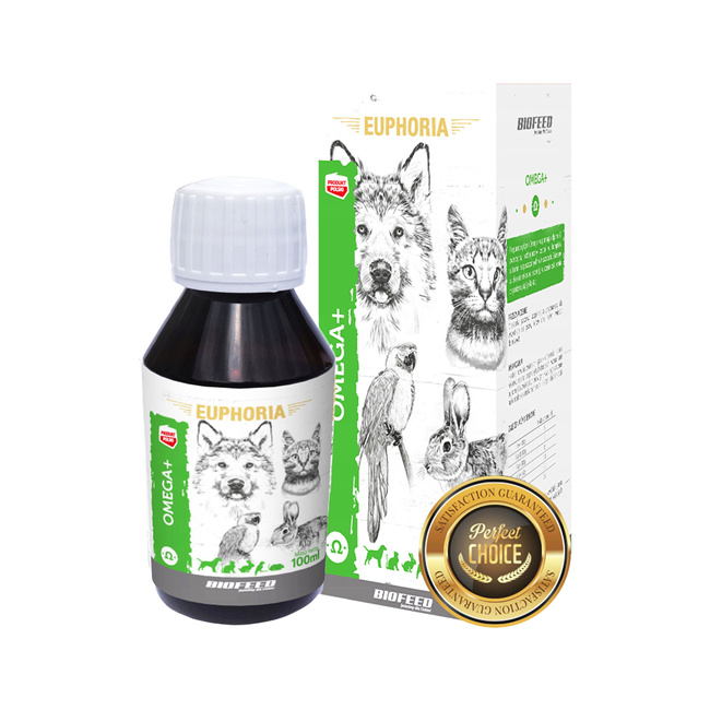BIOFEED Euphoria Omega suplement diety dla psa i kota 100ml