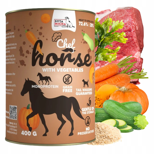 Syta Micha Chef karma mokra dla psa mix smaków 36 x 400g