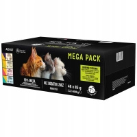 PET REPUBLIC Saszetka karma mokra dla kota mięsno-rybny mix smaków 48 x 85g