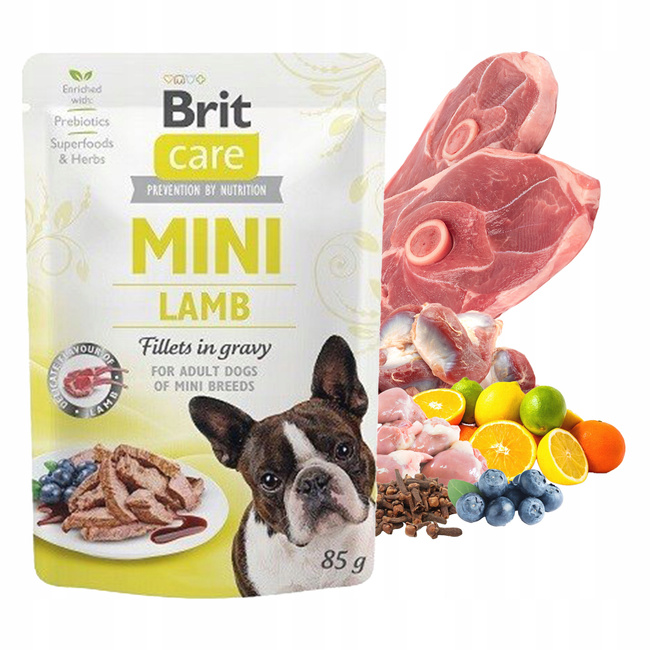 Brit Care Mini 85g Lamb mokra karma dla psa