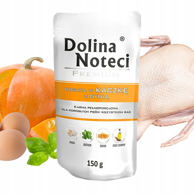 DOLINA NOTECI Premium mokra karma dla psa bogata w Kaczkę 150g