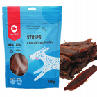 MACED Zestaw przysmaków dla psa Strips Królik 500g + Kaczka i Wołowina 500g