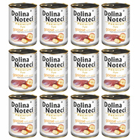 DOLINA NOTECI Premium Pure karma mokra dla psa gęś z jabłkiem 12 x 400g