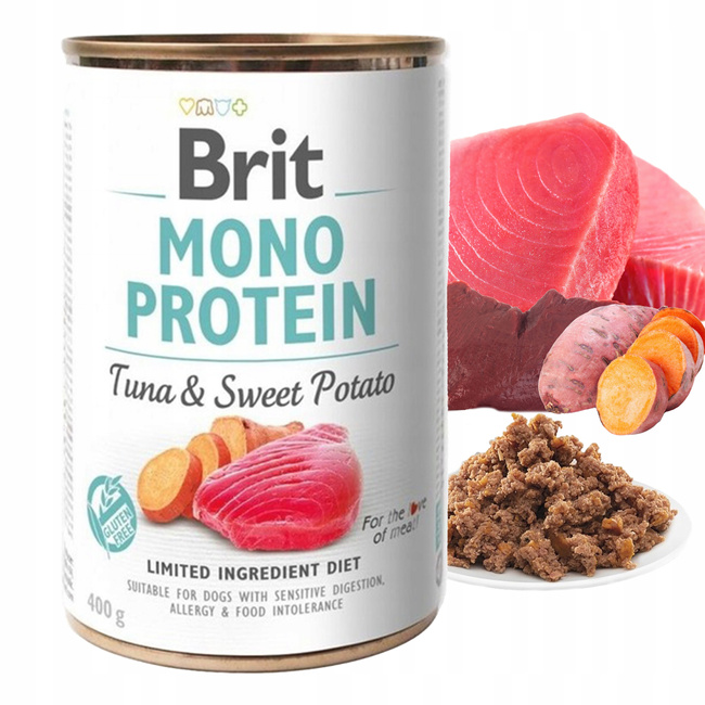Brit Mono Protein 24 x 400g Mix mokra karma dla psa