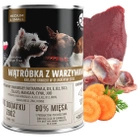 PET REPUBLIC karma mokra dla psa kawałki sos Wątróbka z Warzywami 10 x 400g
