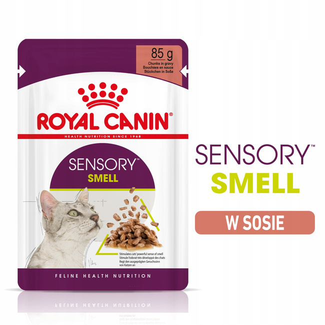 ROYAL CANIN Sensory Smell karma mokra dla kotów dorosłych 12 x 85 g