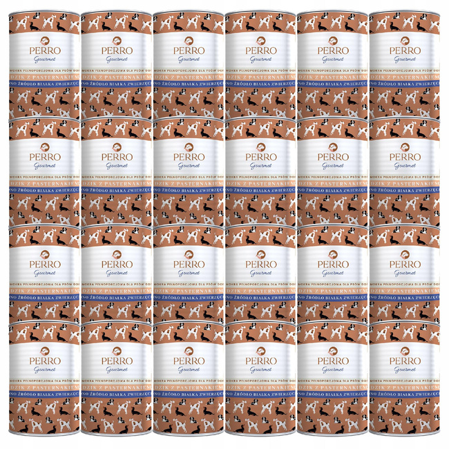 PERRO Gourmet Karma mokra dla psa Dzik z pasternakiem 24 x 400g