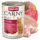 ANIMONDA Carny karma mokra dla kota Wołowina z Sercami 6 x 400g