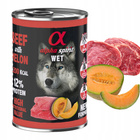 ALPHA SPIRIT Karma mokra dla psa mix smaków 12 x 400g