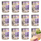 WIEJSKA ZAGRODA Karma mokra dla kota Kurczak Kaczka 12 x 400g Bezzbożowa