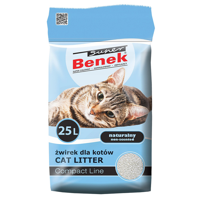 SUPER BENEK Żwirek zapachowy dla kota Compact 25L