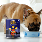 Gaczoo Miejska Miska bezzbożowa karma mokra dla psa Burger Wołowy 400g