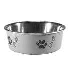 BARRY KING MISKA Antypoślizgowa Szara Nadruk 0,3l