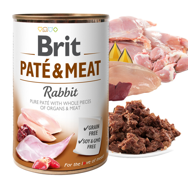 BRIT PATE & MEAT PET REPUBLIC Mix Smaków karma dla psa mokra 40 x 400g