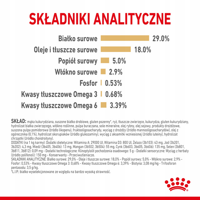 Royal Canin Yorkshire Terrier Adult 8+ karma sucha 3 kg