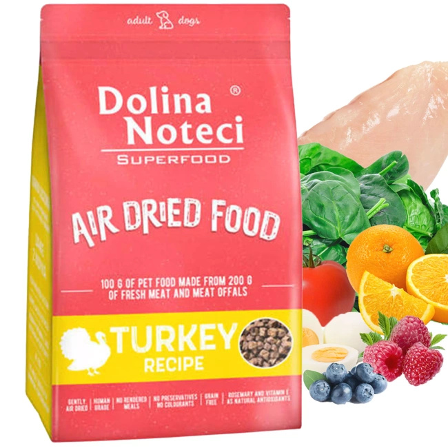 Dolina Noteci Superfood sucha karma dla psa 5 kg Indyk