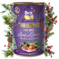 BRIT CHRISTMAS Mono Protein Jagnięcina mokra karma dla psa 400g