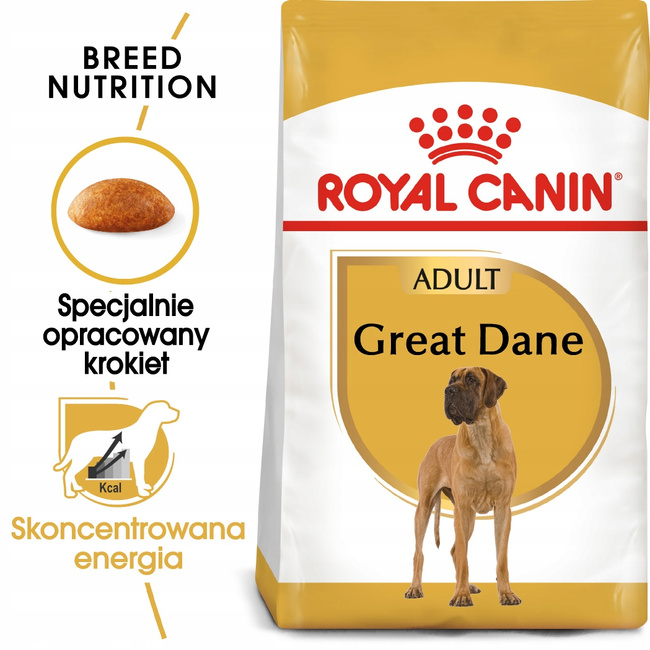 ROYAL CANIN Great Dane Adult karma sucha dla psów dorosłych 12 kg