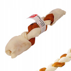 MACED Zestaw przysmaków dla psa Kość prasowana 11cm + But ze skóry 12,5 cm + Warkocz 25 cm