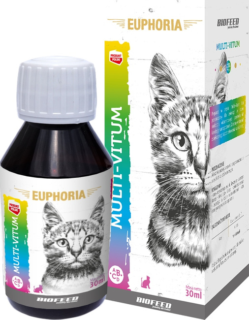 BIOFEED Euphoria Multi-Vitum Multiwitamina dla kota 30ml