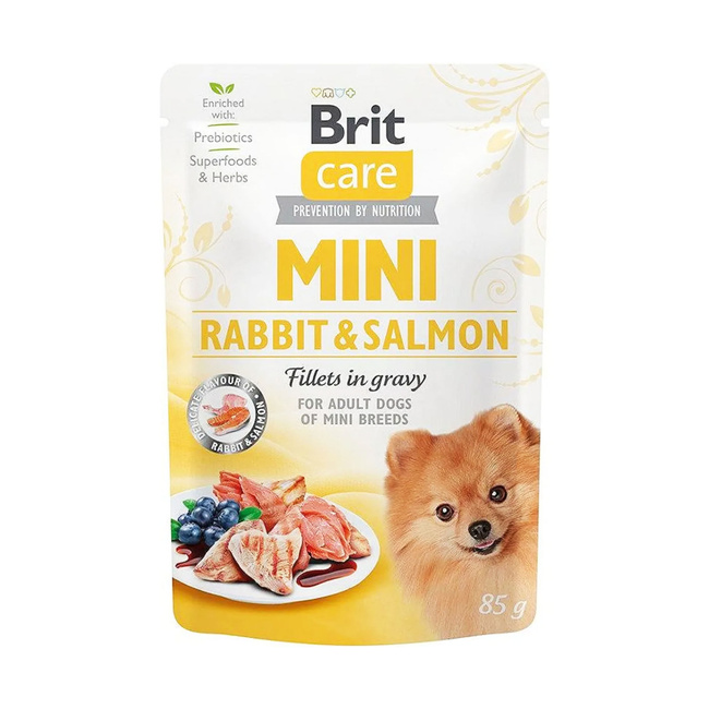 Brit Care Mini 85g Rabbit Salmon mokra karma dla psa