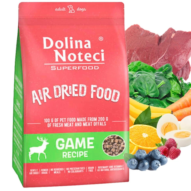 Dolina Noteci Superfood sucha karma dla psa 5 kg Dziczyzna